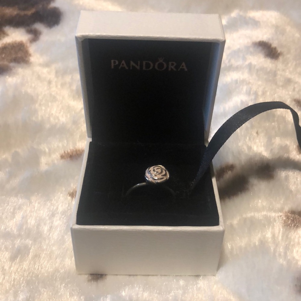 Pandora Ring, pink rose, size 52